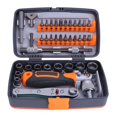thumbnail image 1 of Hand Tool Set General Household Repair Hand Tool Kit with Plastic Toolbox Storage Case Socket Wrench Screwdriver repair tool key ,Widely Compatible, 1 of 6