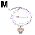 thumbnail image 2 of Crystal Heart Pet Cat Dog Necklace Jewelry with Bling Pearls Rhinestones Charm for Pets Cats Small Dogs, 2 of 5