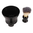 thumbnail image 2 of Shaving Brush, Safe Soft Shave Brush Bowl Black  For Men For Barber, 2 of 8
