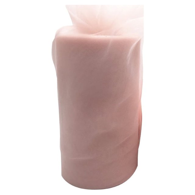 Youkk Polyester Easy To Ad Clean Wedding Tape Wedding Party Decorations Durable And Reliable Roll Tulle apricot powder 1Set