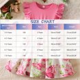 thumbnail image 2 of LOVZFMLL Girl' Summer Short Sleeve Ruffled Round Neck Lace Embroidery Dress Princess Bow Skirt, 2 of 3
