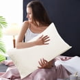 thumbnail image 4 of Birdeem King Size Pillow Cases with Envelope Closure, Soft Brushed Microfiber Fabric, Shrinkage and Fade Resistant Pillow Covers Set of 2, Comfortable and Durable Bedding Accessories, 4 of 9