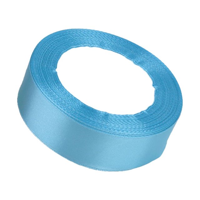 Gift Ribbon Wedding Decorations Clothes Making Supply DIY Craft Accessories Light-weight Polyester Ribbons for Ornaments Lake Blue 62