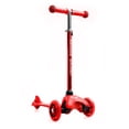 thumbnail image 2 of Rugged Racer Mini Deluxe 3 Wheel Kick Scooter with Led and Adjustable Height with Red Design, 2 of 9