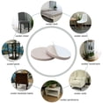 thumbnail image 4 of Uxcell 40 Pcs Coussins de Meuble en Feutre Ronds 1-1/2 Pouces Protège-Plancher pour Chaise Pied de Garde-Robe, 4 of 7