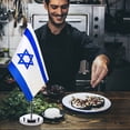 thumbnail image 3 of JJKBVCLO Mât de Drapeau Patriotique Petite Décoration Support Drapeau Drapeau de Bureau Israël Maison, 3 of 8