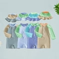 thumbnail image 3 of LYHaoo Boys Swimwear Long Sleeve Rash Guard With Matching Swim Trunks And Detachable Hood Sun Swim For Kids Sizes 18-24 Months, 3 of 3