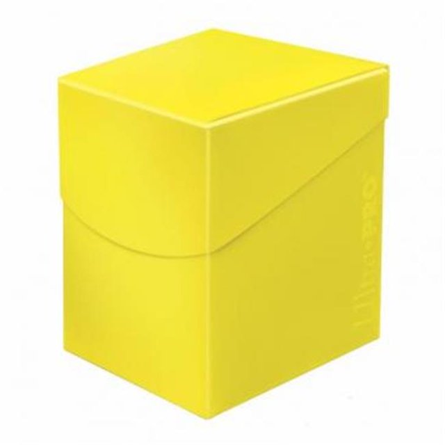 Ultra Pro ULP85690 Eclipse Pro 100 Plus Deck Box - Lemon Yellow