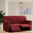 thumbnail image 3 of CHOK 2024 Housse pour Causeuse Inclinable - Gris Pâle Uni - Housse pour Fauteuil Inclinable 2 Places, 3 of 8
