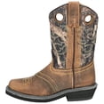 thumbnail image 2 of Smoky Mountain Brown Oil Distress Camo Square Toe Boot, 2 of 4