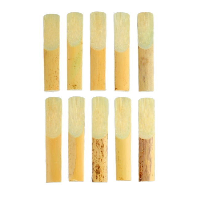 Eb Clarinet Reed, Light Weight Reeds Material Strength 2 Professional 10Pcs Sax Eb Clarinet Reed For Party
