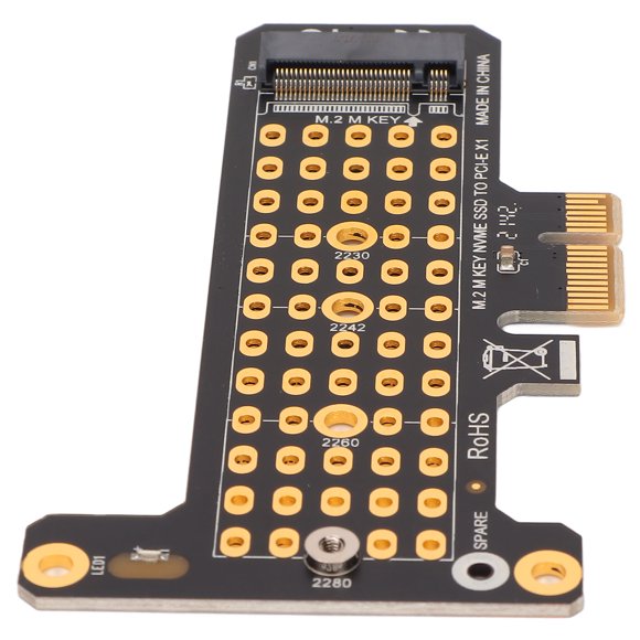 1X To 16X Riser Card SSD M.2 NVMe To PCIe Adapter Desktop Fit, Efficient Heat Dissipation, For Bitcoin Mining Ethereum Mining, For 2230、2242、2260、2280