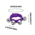 thumbnail image 3 of EQWLJWE Liquidation, Clochettes de Poignet Clochettes Grelots Clochettes de Cheville Clochettes de Poignet Bracelet Instruments de Percussion Musical 4 Clochettes pour Fête Noël, 3 of 5