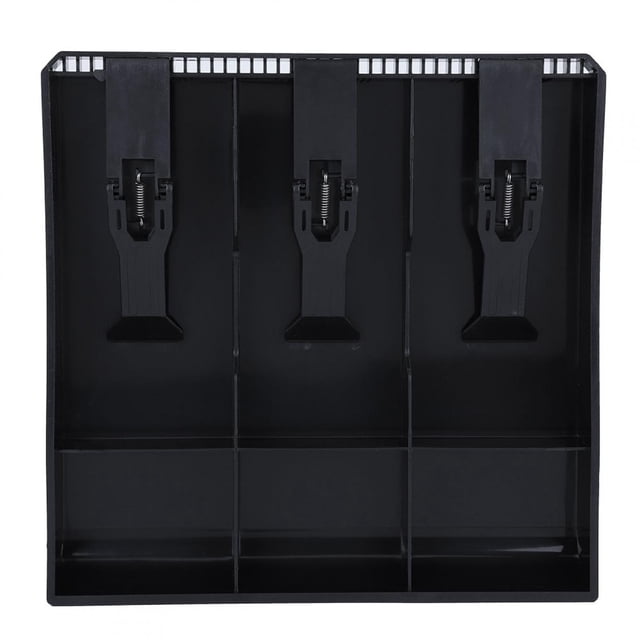 Plateau d'Insertion pour Tiroir à Billets Remplacement 3 Billets 3 Pcs Boîte de Rangement pour Argent (Noir)