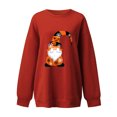 thumbnail image 4 of 2023 Chandail en Molleton de Mode pour Femmes 50 % de Rabais Liquidation Mode Automne Hiver Halloween Lunettes Fille Imprimé Décontracté Sport Col Rond Survêtements Manches Longues, 4 of 4