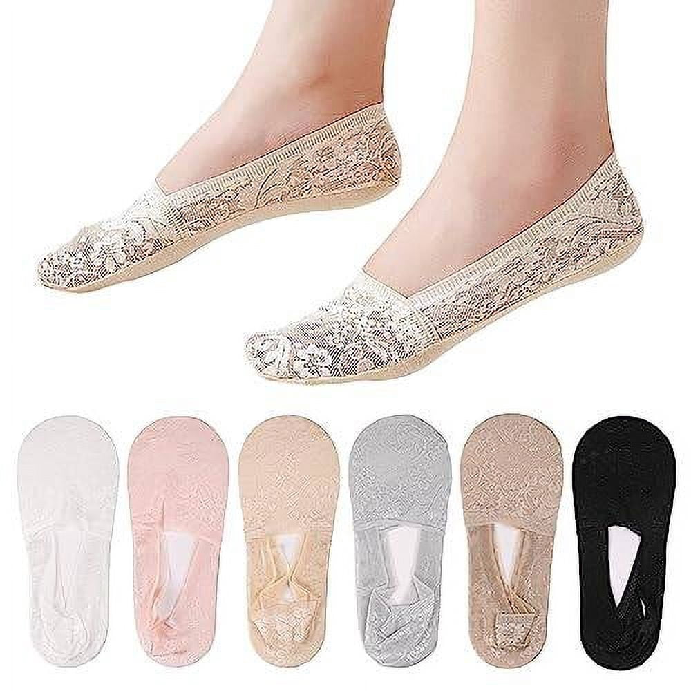 6pcs Lace boat socks Women Cotton Socks Invisible Socks Short Socks Women Ankle Ladies Low Cut Liner Invisible Socks Short Socks Women Ankle Socks Woman