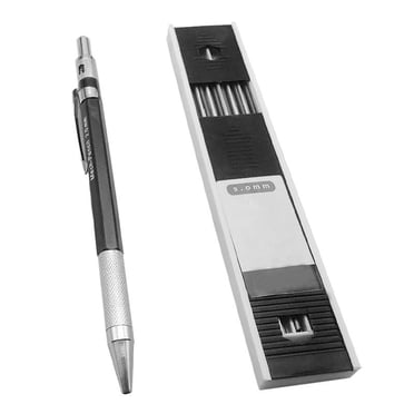 Lubelski Automatic Drafting Mechanical Pencil with 2.0mm 2B Lead, 12 Count