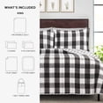 thumbnail image 3 of Mainstays All in One Lightweight Quilt Set and Sheet Set -7 Piece, King, Buffalo Check, 3 of 14