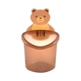 thumbnail image 1 of Rack Storage Adorable Bear Hug Toothbrush Holder Wall Organizer with Shelf for Toothpaste and Drying Rack No Drill Bathroom Convenience, 1 of 4