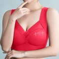 thumbnail image 3 of fheaev Seamless Mesh Lace Bras for Women No Underwire Wireless Bras with Support And Lift Full Coverage Deep V Bralettes Everyday Bra, 3 of 8