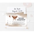 thumbnail image 3 of Inkdotpot 30Fox Jungle Animals Baby Shower Book Request Cards Bring A Book Instead Of A Card Baby Shower Invitations Inserts Games, 3 of 6