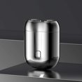 thumbnail image 1 of Herunwer Mini Dual-Head Electric Razor, Pocket Shaver, Washable Double Head Razor, USB Rechargeable Waterproof Compact Electric Shaver, 1 of 1