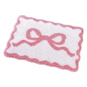 Lipstore Bath Rug Bath Tub Floor Carpet Toilet Rug Soft Washable Irregular Shower Mat S