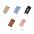 thumbnail image 3 of Decodeary Portefeuille Long pour Femmes en Cuir PU Style Pratique Café 1 Pce, 3 of 6