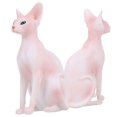 thumbnail image 2 of Noref Hairless Cat Model Ornament,Simulation Hairless Cat Model Home Ornaments Desktop Decoration Kid Children Toy,Hairless  Cat Model, 2 of 8