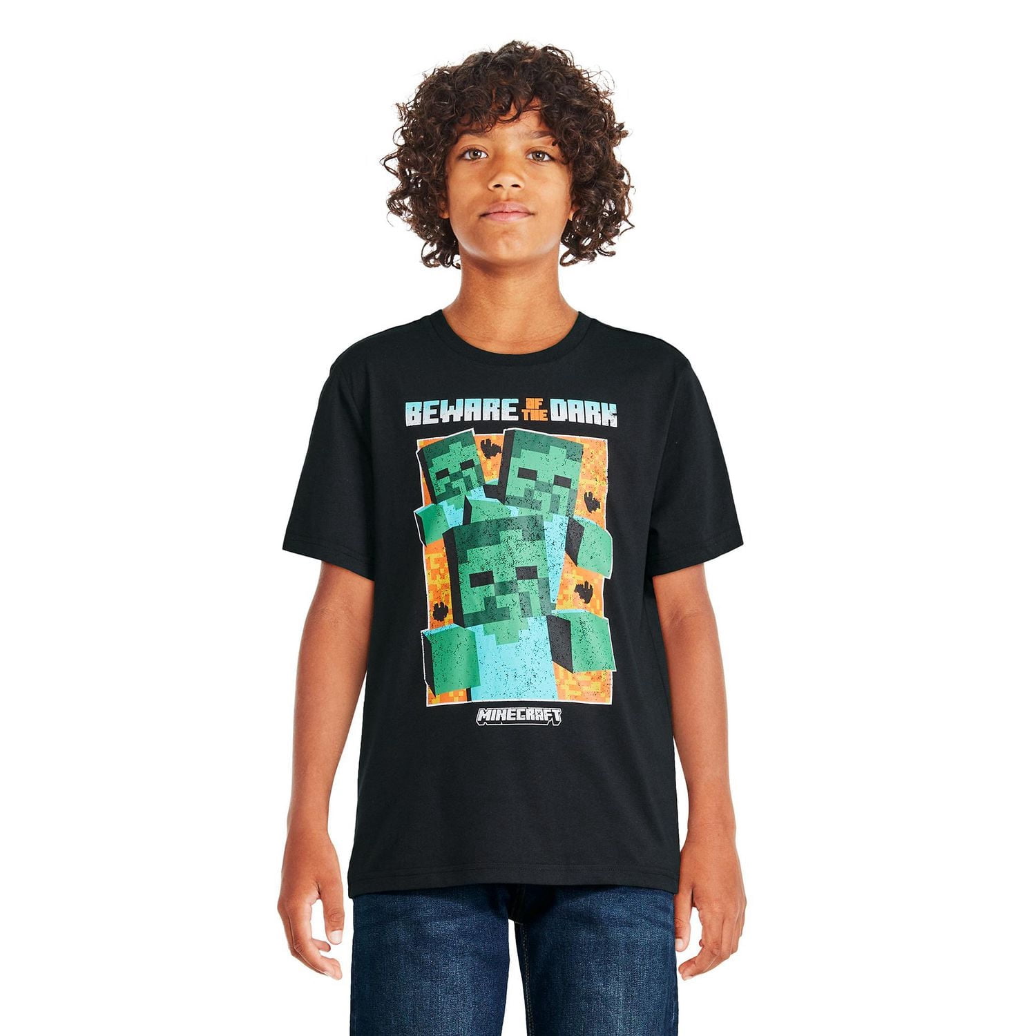 T-shirt à manches courtes Minecraft pour garçons