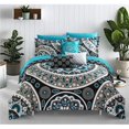thumbnail image 1 of Chic Home BCS01061-US Twin Size Prenston Reversible Comforter Bed Contemporary Geometric Pattern Bedding & Decorative Pillows Shams Included, Black - 8 Piece, 1 of 1