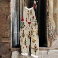 thumbnail image 2 of TIMIFIS Christmas Rompers For Women Ladies Printed Sleeveless Backless Loose Long Playsuits Rompers Jumpsuit with Pocket pring, 2 of 5