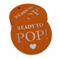thumbnail image 1 of Inkdotpot Silver Foil Paper Hang Tags Ready To Pop Baby Shower Favor Tags 50 Pieces, 1 of 6