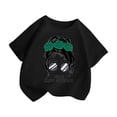 thumbnail image 3 of Hauts de Danse pour Enfants Filles T-Shirt pour Enfants Manches Longues Enfant Filles Mignon Graphique Imprimé Col Rond T-Shirt à Manches Courtes Été Décontracté T-Shirt Hauts, 3 of 5