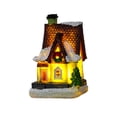 thumbnail image 1 of Village de Noël Maisons de Village de Noël Éclairées à DEL avec Figurines Collection de Villages de Noël Décoration de Pièce Intérieure - Bâtiments de Collection, 1 of 14