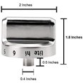 thumbnail image 4 of 5304502763 ( Plastic ) Surface Burner Knob Compatible with Frigidaire Range, 4 of 5
