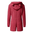thumbnail image 5 of Combinaison Habillée Femme à Manches Longues à Capuche Combinaison Pyjama Décontractée Hiver Chaude Combinaison de Nuit Automne Combinaisons pour Femmes 2023 en Liquidation, 5 of 5