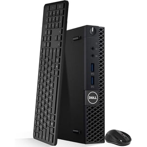 Dell OptiPlex 3050 Micro ordinateur de bureau, Intel Core i7-7700T, 16GB DDR4 RAM, 256GB NVMe SSD, Wi-Fi, Windows 11 Pro, Clavier et souris sans fil (renouvellement)