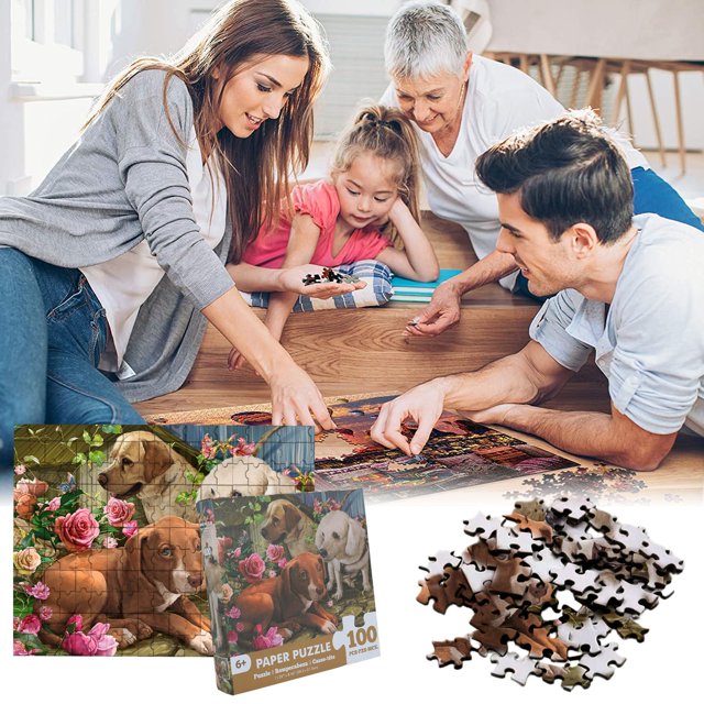 Hbdhejl Children Puzzles 100 Piece Large Puzzle Game Interesting Toys Personalized Gift