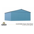 thumbnail image 4 of Arrow Classic 14 x 14 x 7 ft Blue Grey Steel Storage Shed, 4 of 8