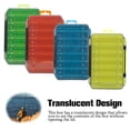 thumbnail image 2 of pitrice Fishing Box Storage Tackle Lure Bait Double-sided Container Compartments Organizer Backpack Tools Accessory Capacity Green Orange, 2 of 6