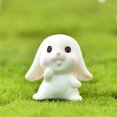thumbnail image 2 of Small Cute Rabbit Gardening Succulents Resin Decorative Ornaments, 2 of 3