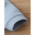 thumbnail image 5 of Baby Girl Boy Solid Romper Short Sleeve Jumpsuit Button Cotton Clothing, 5 of 5