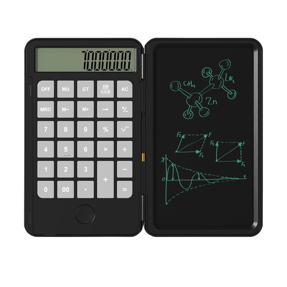 amdohai 6inch Writing Tablet Calculator Portable Foldable LCD Graphics Handwriting Pad