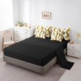 thumbnail image 3 of Erosebridal Modern Abstract Bed in a Bag Full size, Stripes Wave Bed Set, Chic Geometric Reversible Comforter Sets, Breathable Room Decoration, 7pcs, 3 of 6