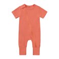 thumbnail image 1 of 2025 Cotton 7 Month Old Rompers Footless Pajamas Zipper Clothes Short Sleeve Sleeper, 1 of 3