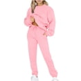 thumbnail image 1 of Cameland Jogging Suits For Womens 2 Piece Long Sleeve Sweat Suit Solid Color Winter Fleece Tracksuits, 1 of 7