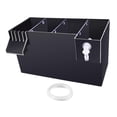 thumbnail image 3 of MERIGLARE Aquarium Filter Box Drawer Drip Tray Filtration Box Fish Tank Top Filter Box Black 26x13.5x15cm, 3 of 9