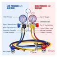 thumbnail image 3 of 4 Way AC Manifold Gauge Set HVAC Diagnostic Freon Charging Tool For Auto Household R134A R22 R410A 5FT Hose Quick Coupler ,Long Lasting, 3 of 10