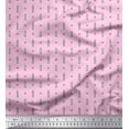 thumbnail image 1 of Soimoi Viscose Chiffon Fabric Curve Diamond & Clock Tower Architectural Decor Fabric Printed Yard 42 Inch Wide, 1 of 3